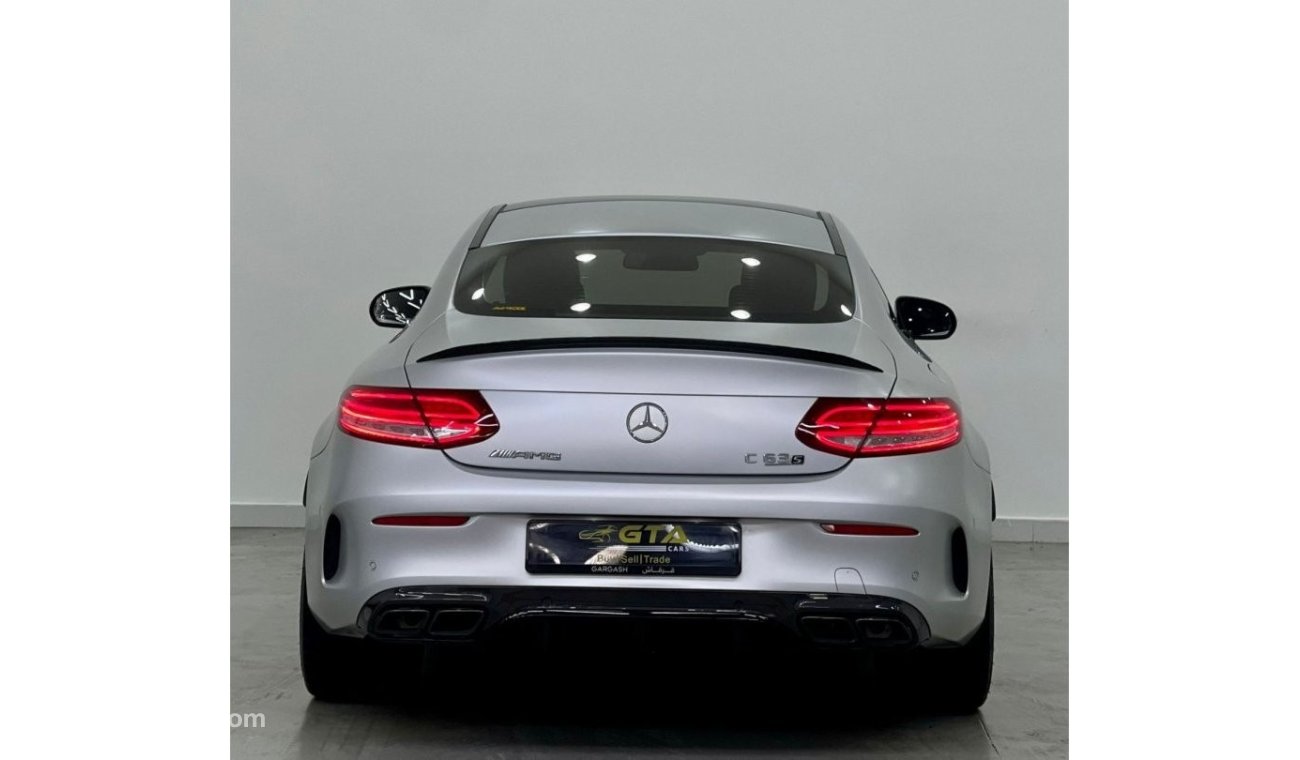 Mercedes-Benz C 63 Coupe 2018 Mercedes C 63S, Full Service History, Warranty, GCC