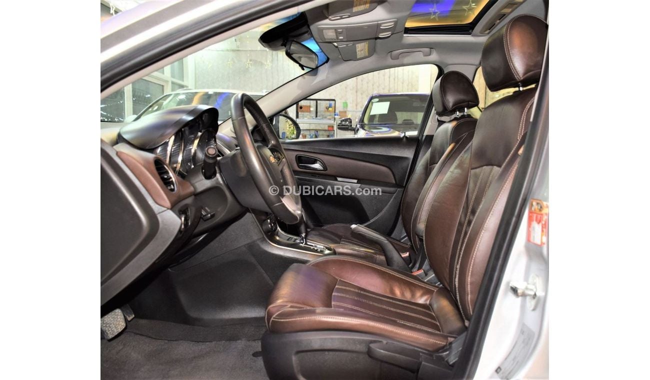 Chevrolet Cruze ORIGINAL PAINT ( صبغ وكاله ) Chevrolet Cruze LT Hatchback 2013 Model!! in Silver Color! GCC Specs