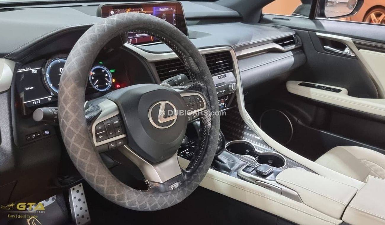 Lexus RX450h 2017 Lexus RX-450 F-Sport Hybrid, Lexus Warranty + Service, GCC