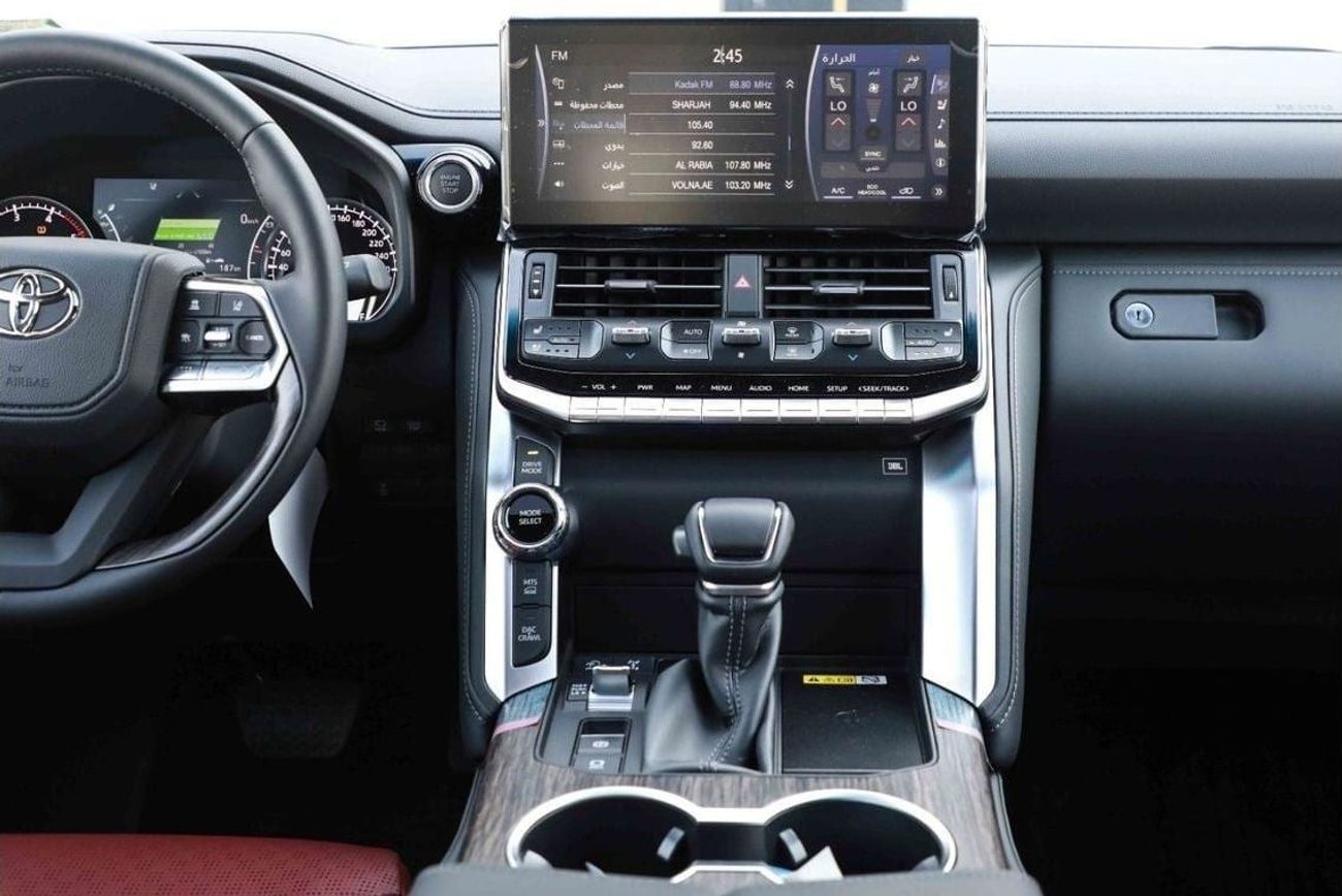 Toyota Land Cruiser 2024 TOYOTA LAND CRUISER VXR 3.3 - ATTITUDE BLACK inside RED | Export Only