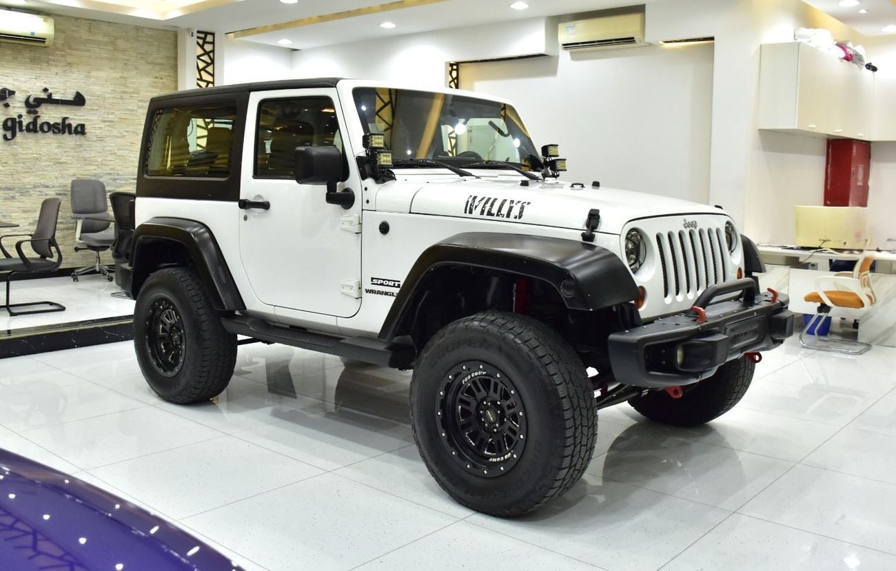 Jeep Wrangler EXCELLENT DEAL for our Jeep Wrangler Sport ( 2012 Model ) in White Color GCC Specs