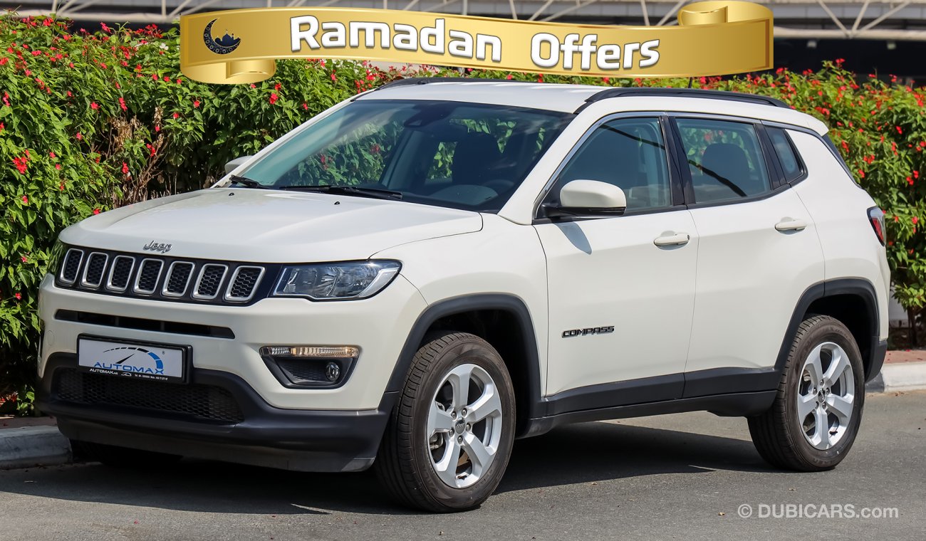 Jeep Compass Longitude 4X4 V4 , GCC , 2019 , 0Km , W/3 Yrs or 100K Km WNTY