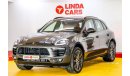 بورش ماكان Porsche Macan 2018 GCC under Agency Warranty with Zero Down-Payment.