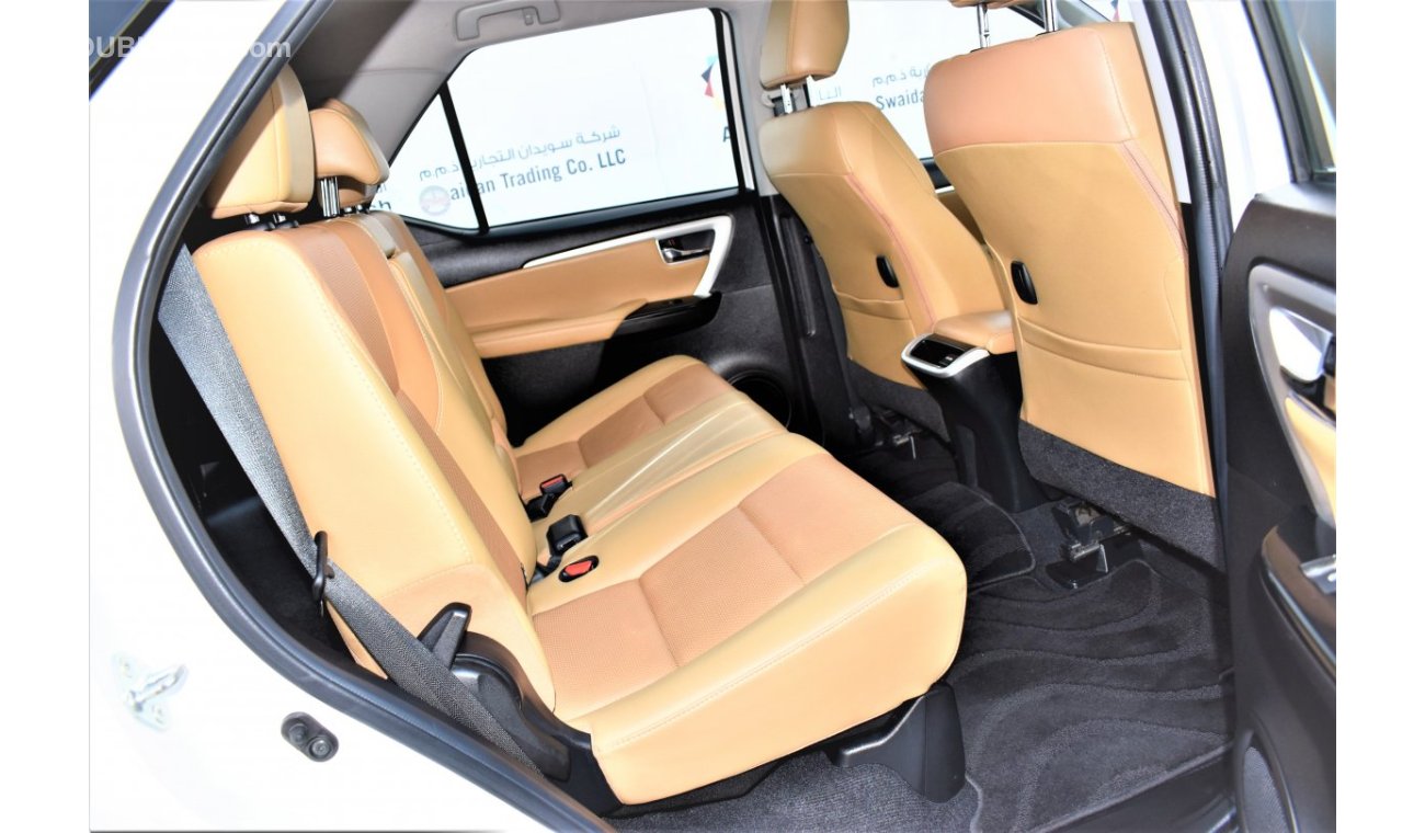 Toyota Fortuner AED 2546 PM | 4.0L VXR V6 4WD 2020 GCC DEALER WARRANTY