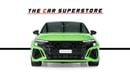 Audi RS3 STANDARD STD GCC-Exclusive Green Color-Full Leather Interior-Green Accents-Sports Exhaust