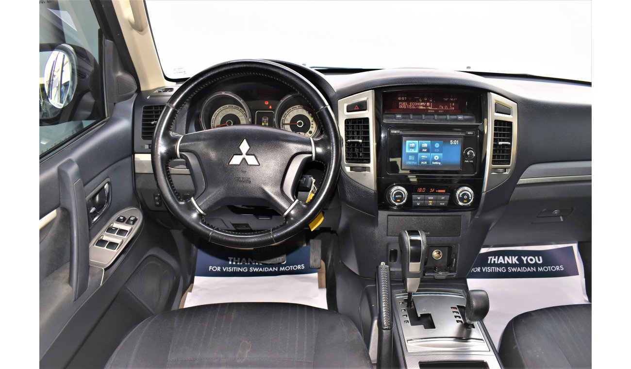 Mitsubishi Pajero 3.5L GLS V6 2016 GCC SPECS