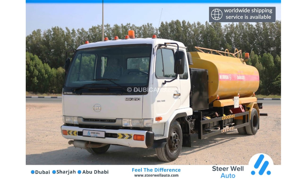 Nissan MK210 2014 - NISSAN UD MK210 DIESEL TANKER 1500 GALLON WITH GCC SPECS EXCELLENT CONDITION - LOW MILEAGE
