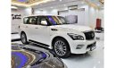 Infiniti QX80 EXCELLENT DEAL for our Infiniti QX80 ( 2015 Model ) in White Color GCC Specs