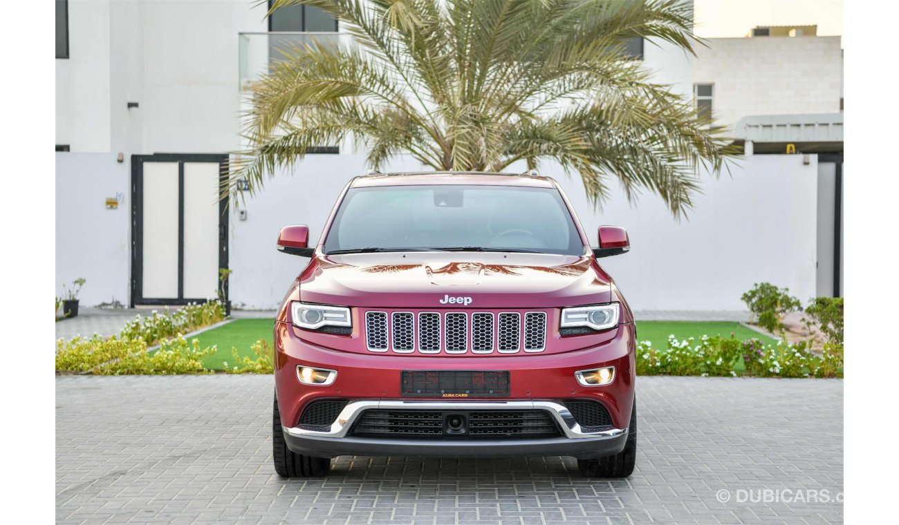 Jeep Grand Cherokee SUMMIT - Under Agency Warranty -Agency Service Contract until 2021 -AED 1,841 PM