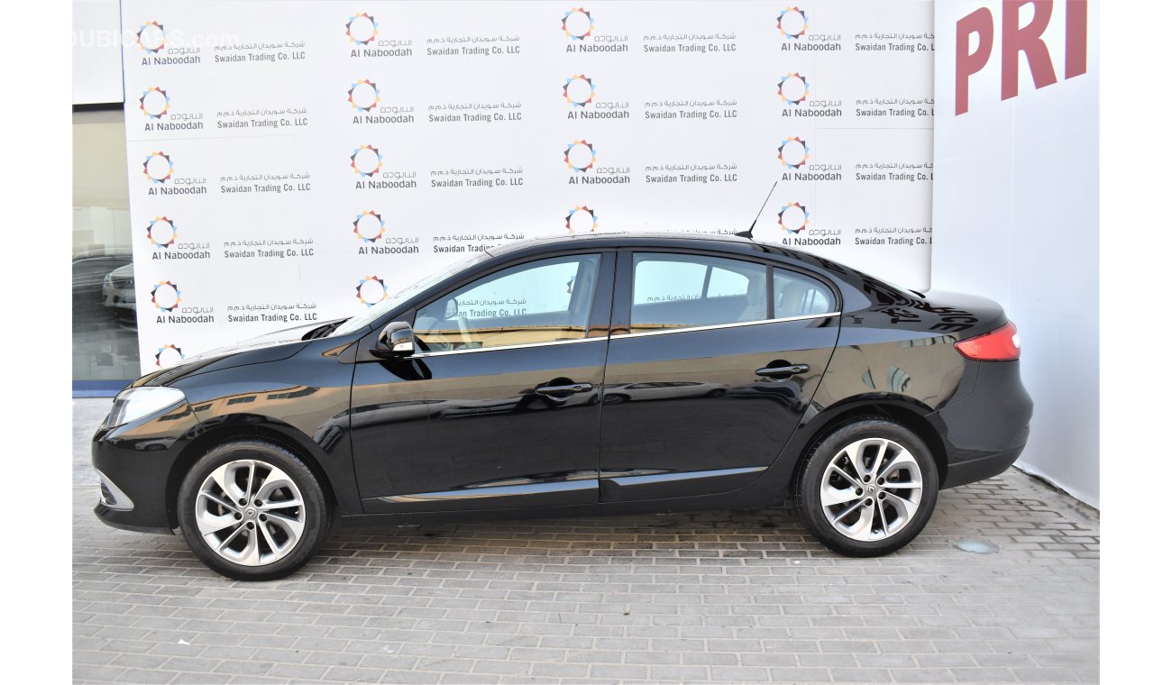 Renault Fluence DEALER WARRANTY 2.0L LE 2017 GCC SPECS WITH SUNROOF