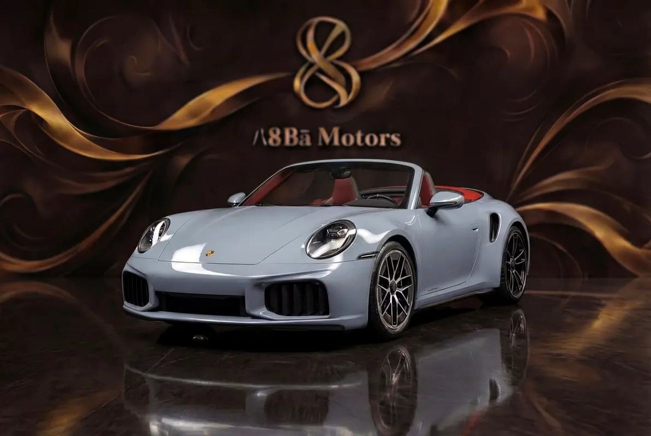 بورش 911 Turbo S 3.8L (530 HP) Convertible 911 Turbo S | GCC Specs With Al-Naboodah Warranty and Service | Br