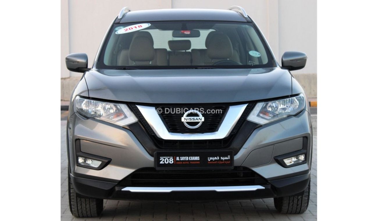 نيسان إكس تريل نيسان اكس تريل 2018 خليجي رقم 2 فورويل بحالة ممتازة بدون حوادث نظيفه جدا من الداخل والخارج