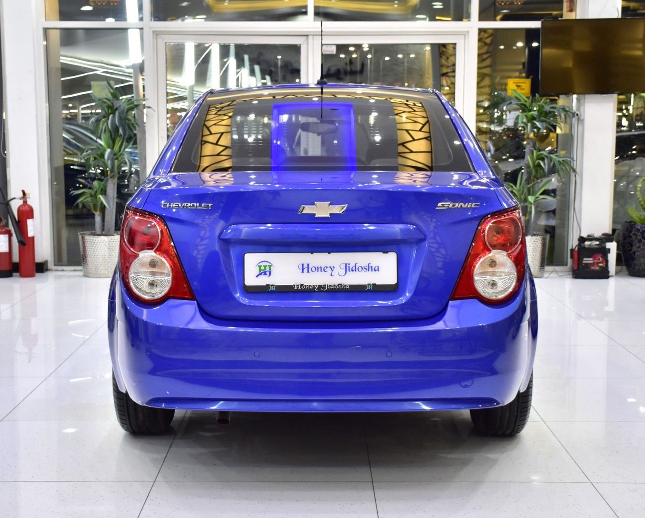 Chevrolet Sonic EXCELLENT DEAL for our Chevrolet Sonic ( 2012 Model ) in Blue Color GCC Specs
