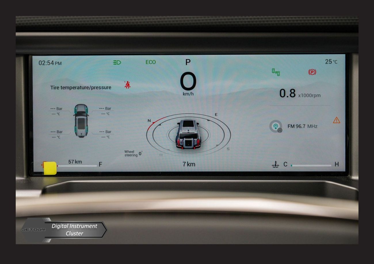 Jetour T2 Luxury Jetour T2 1.5 L Hi A/T Petrol 2025 Model GCC Specs(Export Only)