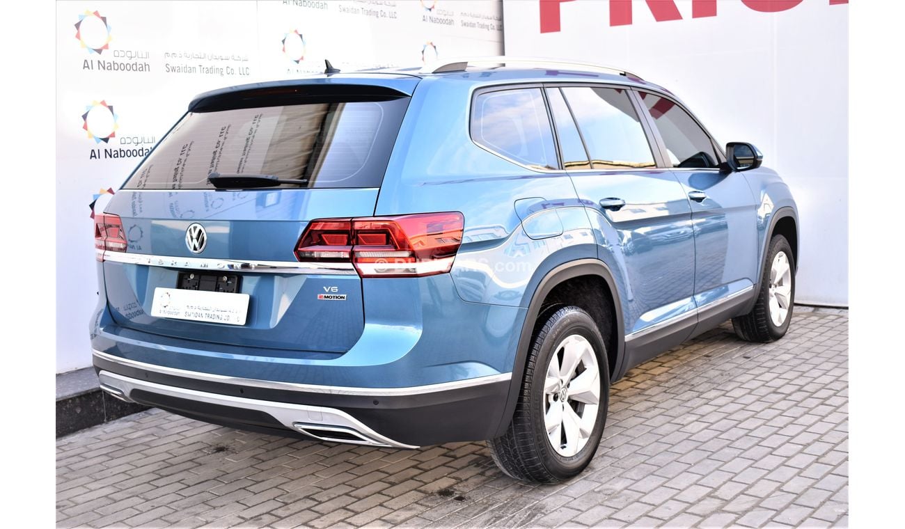 Volkswagen Teramont AED 3134 PM | 3.6L SE V6 AWD 4 MOTION 2019 GCC DEALER WARRANTY