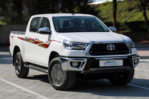 تويوتا هيلوكس LHD 2.7L PETROL GLXS-V EXCLUSIVE DC 4X4 AT, WITH AIR COMPRESSOR | SMART REAR VIEW MIRROR 2025MY