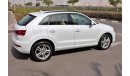 Audi Q3 Quattro 2.0T, GCC, under warranty