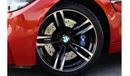 BMW M4 FREE REGISTRATION = WARRANTY = LOW MONTHLY INSTALLMENT