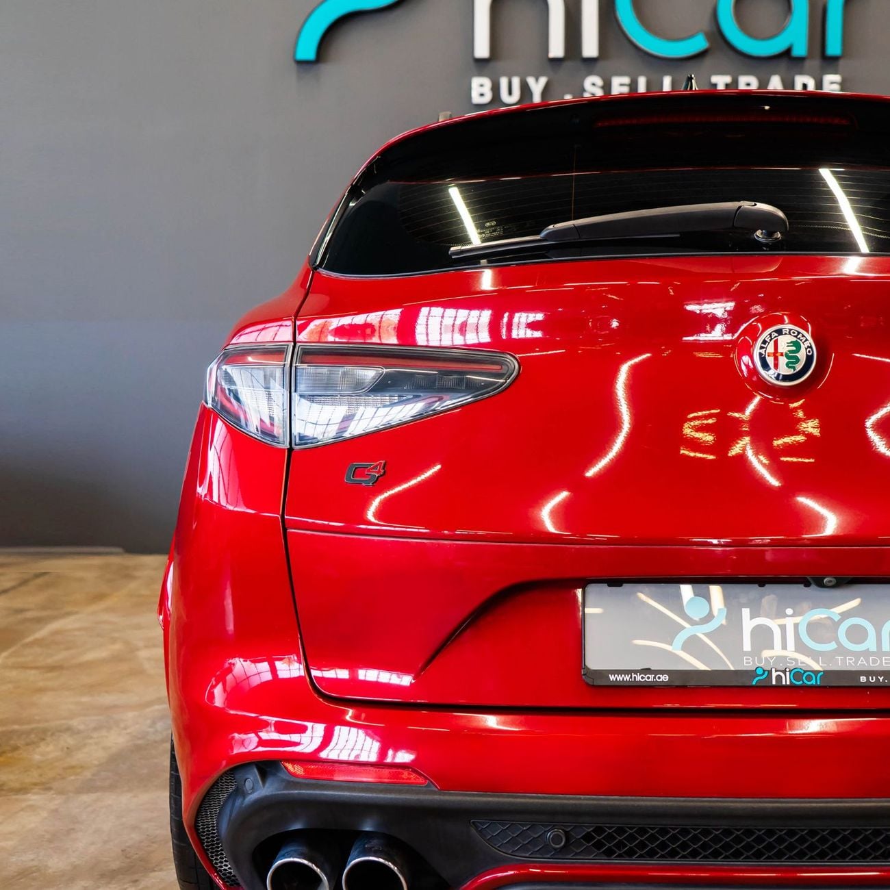 Alfa Romeo Stelvio Quadrifoglio 2.9L (503 HP) AED 2,682 P.M • 0% Downpayment • Alfa Romeo Stelvio Quadrifoglio • Agency