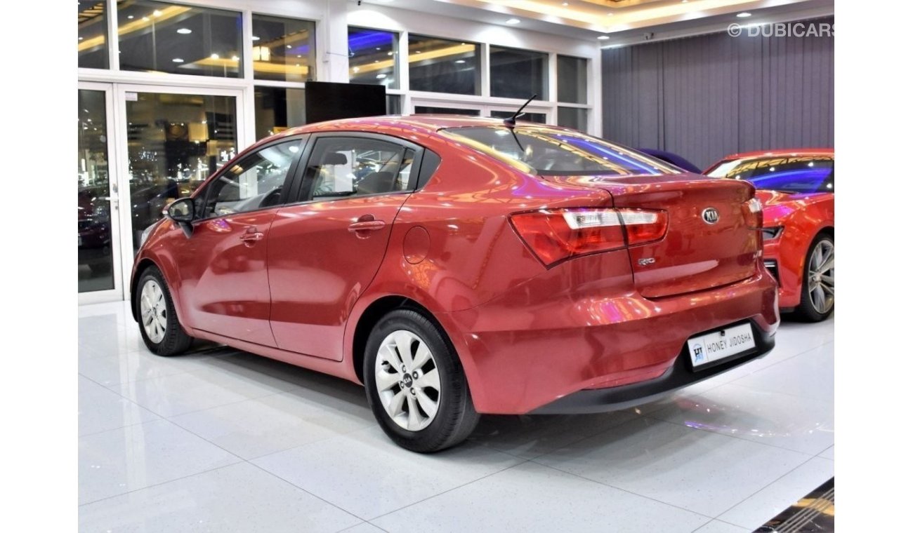 Kia Rio EXCELLENT DEAL for our KIA Rio ( 2016 Model ) in Red Color GCC Specs