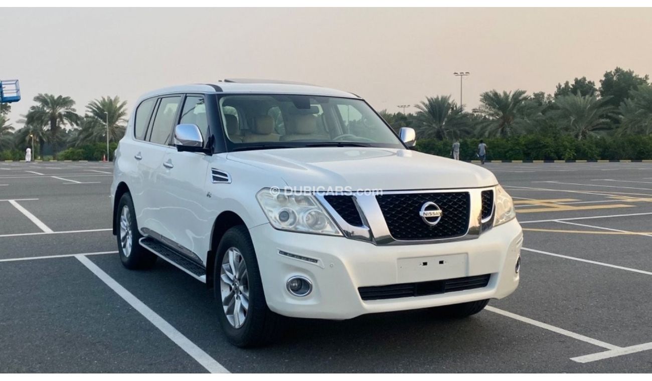 نيسان باترول LE بلاتينوم 1 على 1 رادار تحكم مسار كراسي كهرباء شاشات خلفيه خمس كاميرات بدون حادث بدون