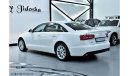 أودي A6 EXCELLENT DEAL for our Audi A6 35TFSi ( 2015 Model ) in White Color GCC Specs