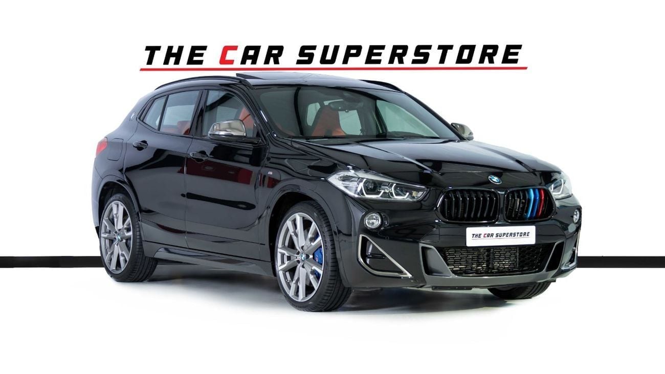 BMW X2 M35i 2.0L GCC-M Package-M Sports Seats-Excusive Red Interior Leather rim-Blue Brake Calipers
