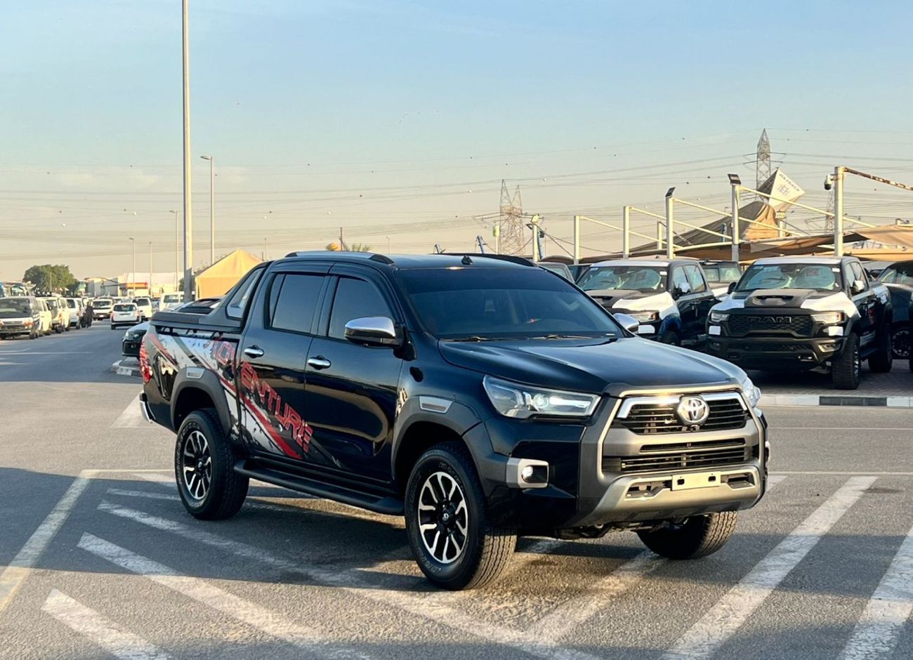 Toyota Hilux 2019 Toyota Hilux GL  Advanture Modified - 2.7L V4 - AWD 4x4- GCC -360* CAM - Push Start - Patrol