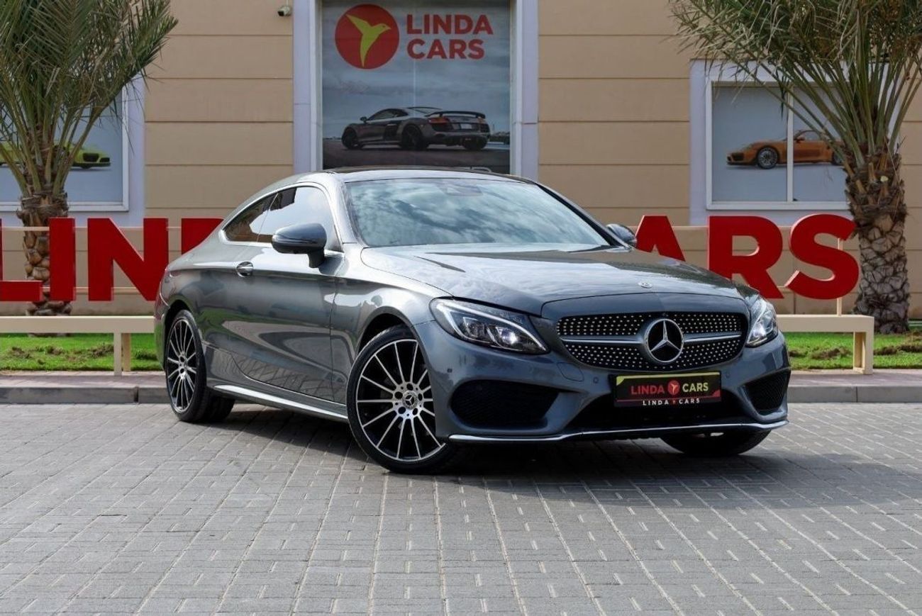 مرسيدس بنز C 200 كوبيه Mercedes-Benz C200 Coupe AMG Pack 2018 GCC under Warranty with Flexible Down-Payment.