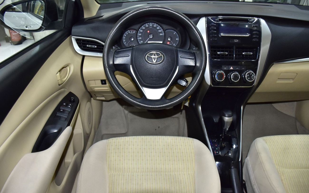 تويوتا يارس EXCELLENT DEAL for our Toyota Yaris E 1.5L ( 2019 Model ) in White Color GCC Specs