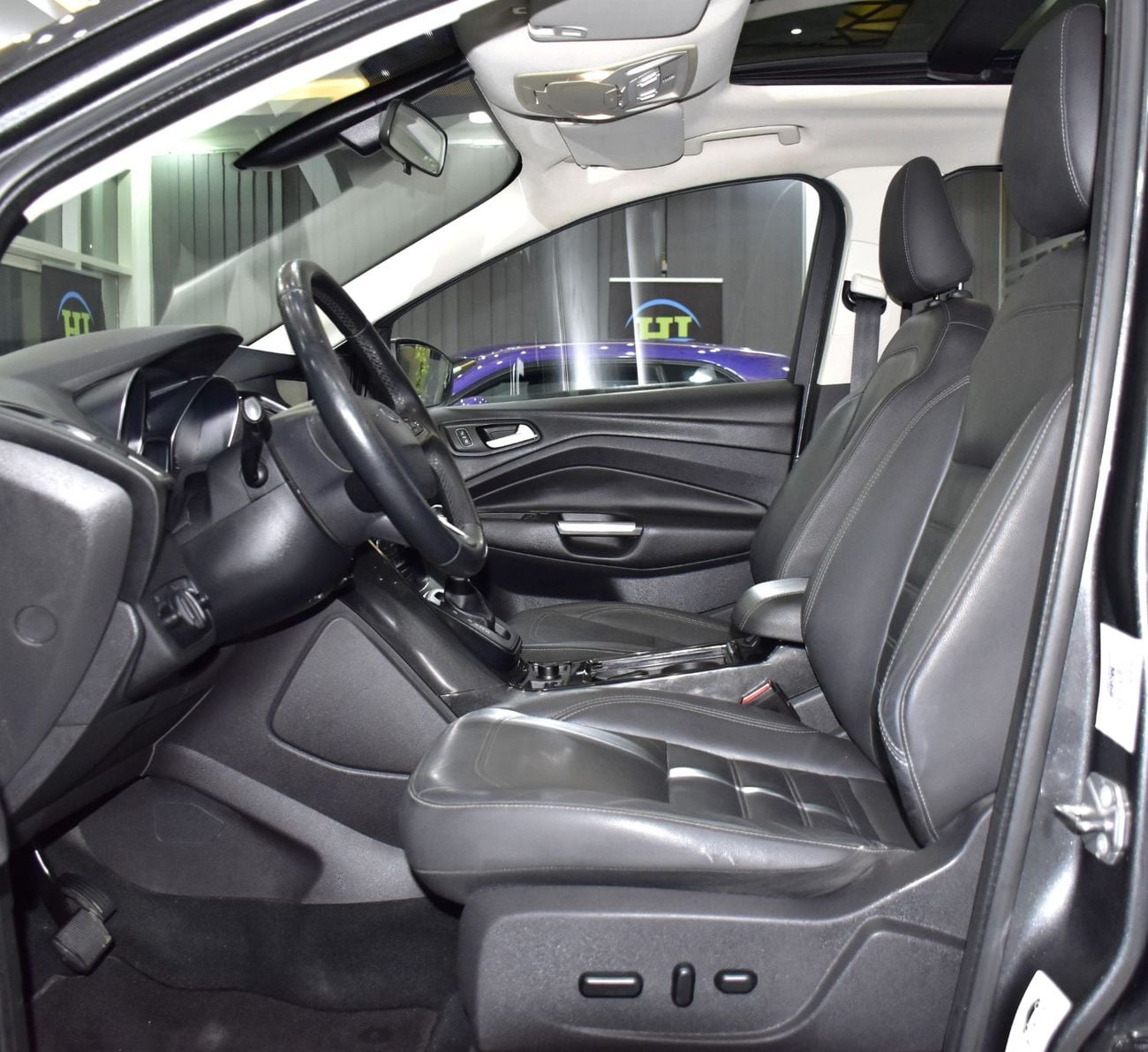 Ford Escape TITANIUM EXCELLENT DEAL for our Ford Escape Titanium AWD ( 2019 Model ) in Grey Color GCC Specs