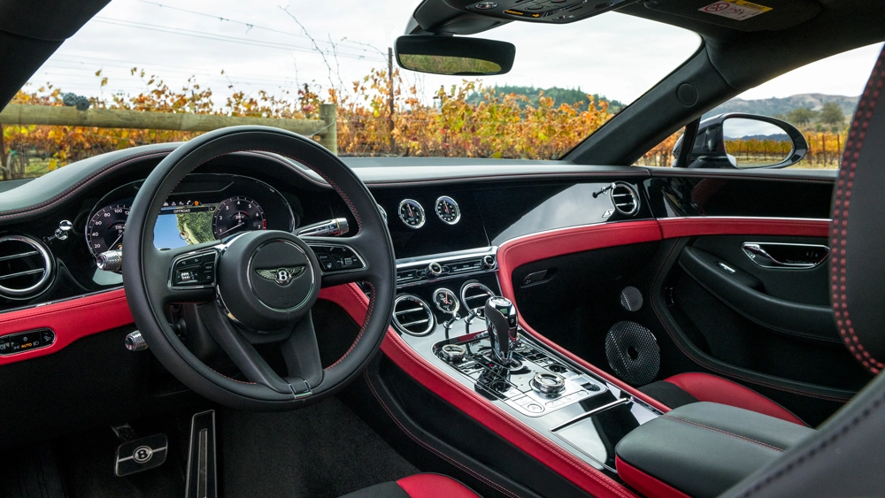 Bentley Continental interior - Cockpit