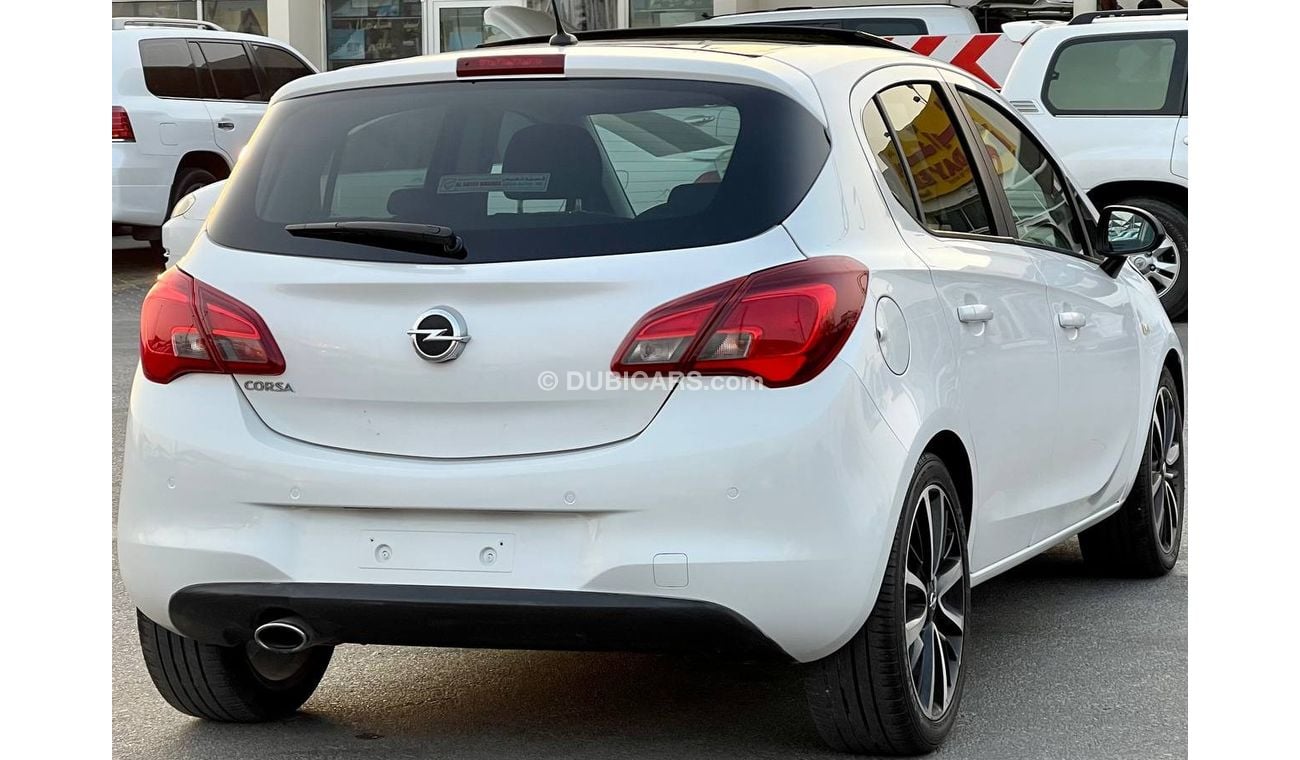 أوبل كورسا اوبل كورسا 2017ابيض فل اوبشن بحالة ممتازبدون حوادث