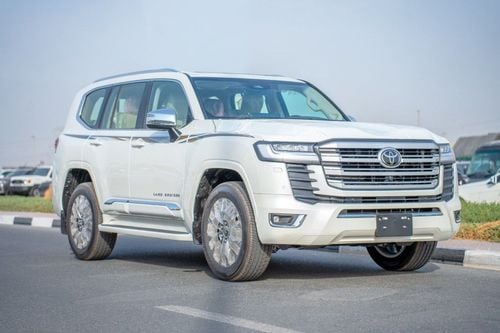 تويوتا لاند كروزر Lc300 VX 4 0L petrol engine 2025 LHD white  with beige interior