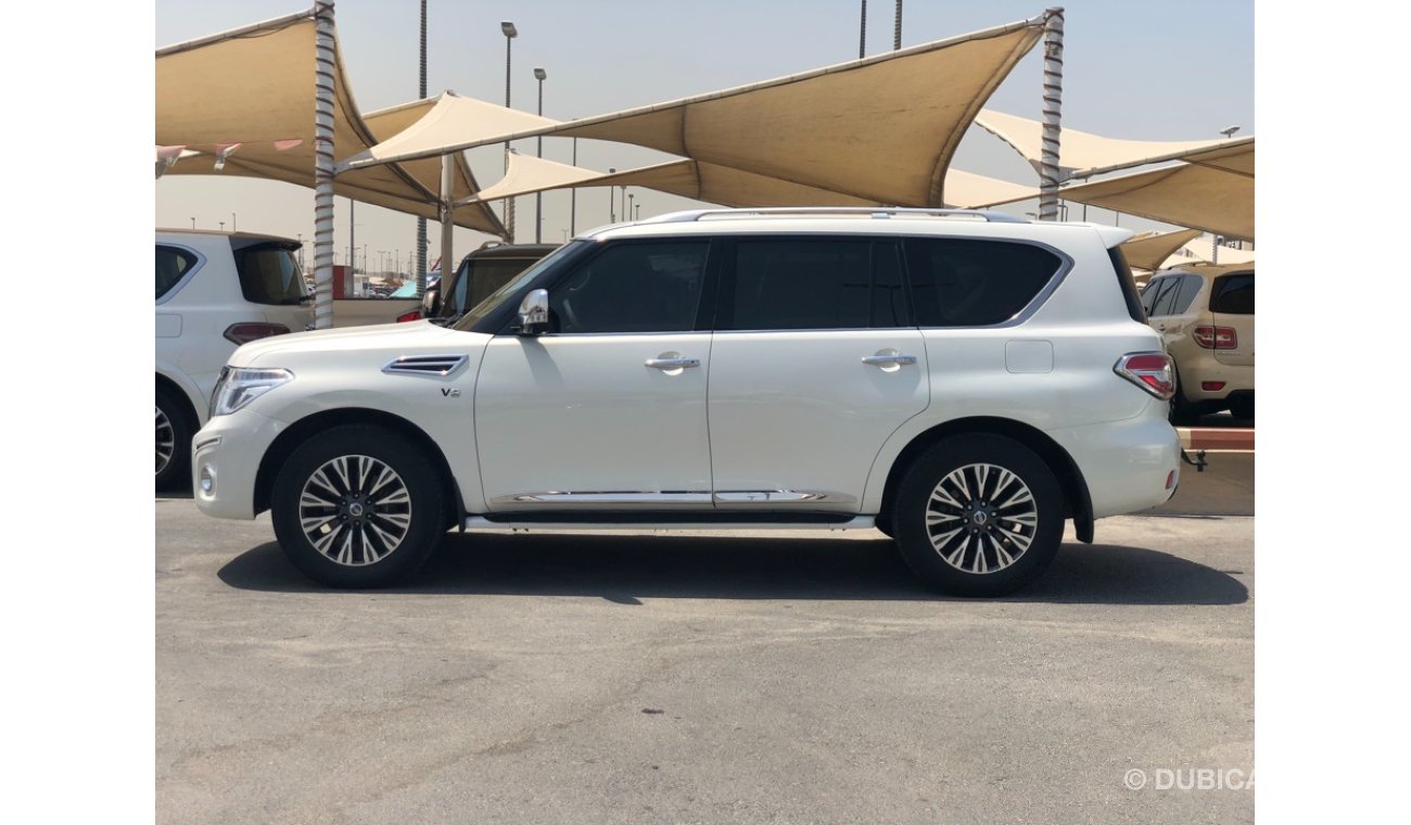 Nissan Patrol ماكينة كبيرة بلاتينيوم رادار خمس كاميرات مالك واحد