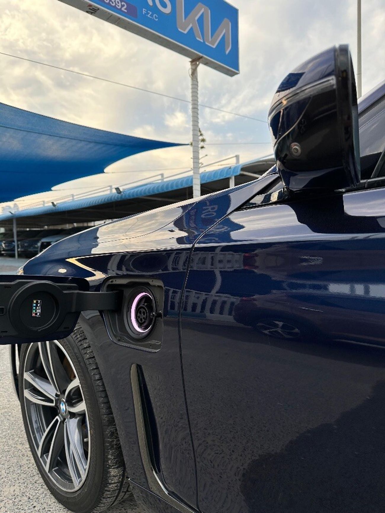 بي أم دبليو 745e سيارة BMW 745 E xdrive بحالة جيدة، غير تالفة، غير مدهونة بالكامل