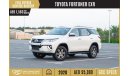 Toyota Fortuner AED 1,583/month | 2020 | TOYOTA FORTUNER | EXR 4WD GCC SPECS | FULL TOYOTA SERVICE HISTORY | T07850