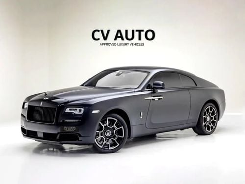Rolls Royce Wraith Black Badge | GCC Spec | Matte Black | 624 HP V12