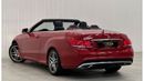 Mercedes-Benz E 250 Std 2014 Mercedes Benz E250 AMG Cabriolet, Service History, Low Kms, GCC