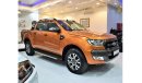 Ford Ranger EXCELLENT DEAL for our FORD Ranger 4x4 WILDTRAK 2017 Model!! in Orange Color! GCC Specs