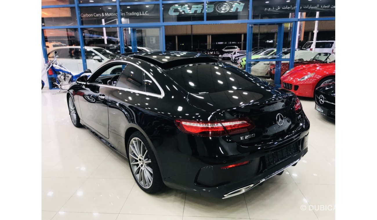 Mercedes-Benz E200 COUPE - 2019 - GCC - 5 YEARS WARRANTY + FREE SERVICE - ( 4100 AED PER MONTH )