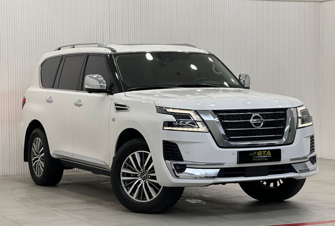 نيسان باترول LE بلاتينوم سيتي 2020 Nissan Patrol LE Platinum V8, January 2025 Warranty, Full Nissan Service Histo