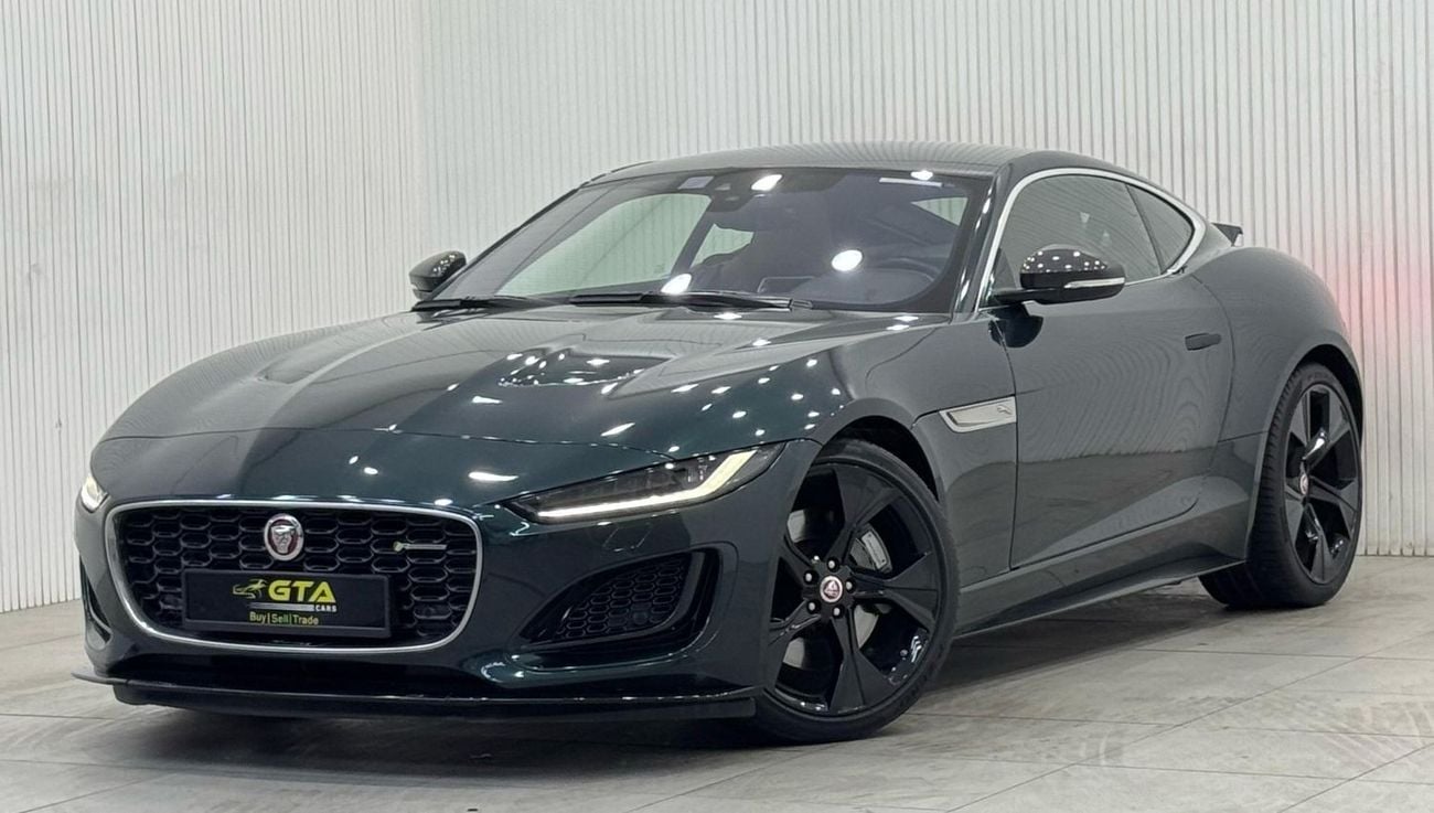 Jaguar F Type P300 2.0L 2021 Jaguar F-Type P300 R-Dynamic, 2026 Jaguar Warranty + Service Pack, Very Low Kms, GCC