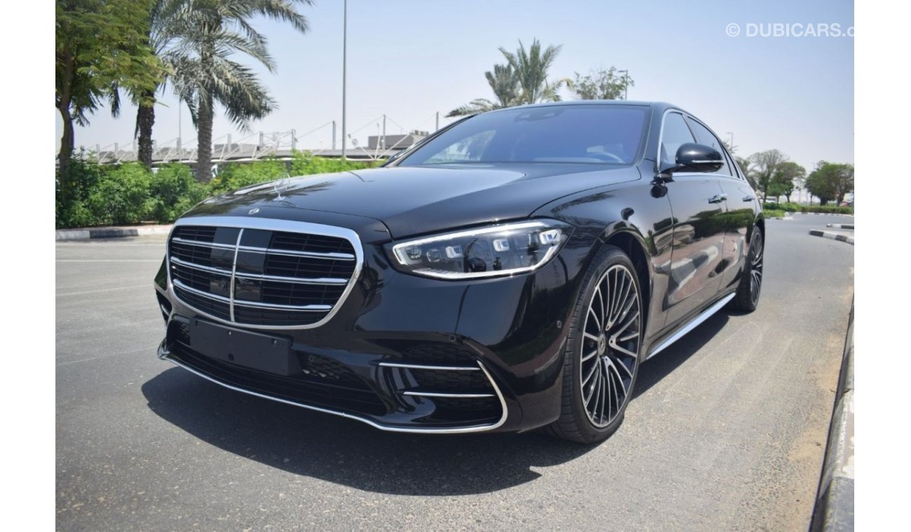 مرسيدس بنز S 500 4MATIC 2021 BRAND NEW BLACK INTERIOR AED599000 EXPORT PRICE