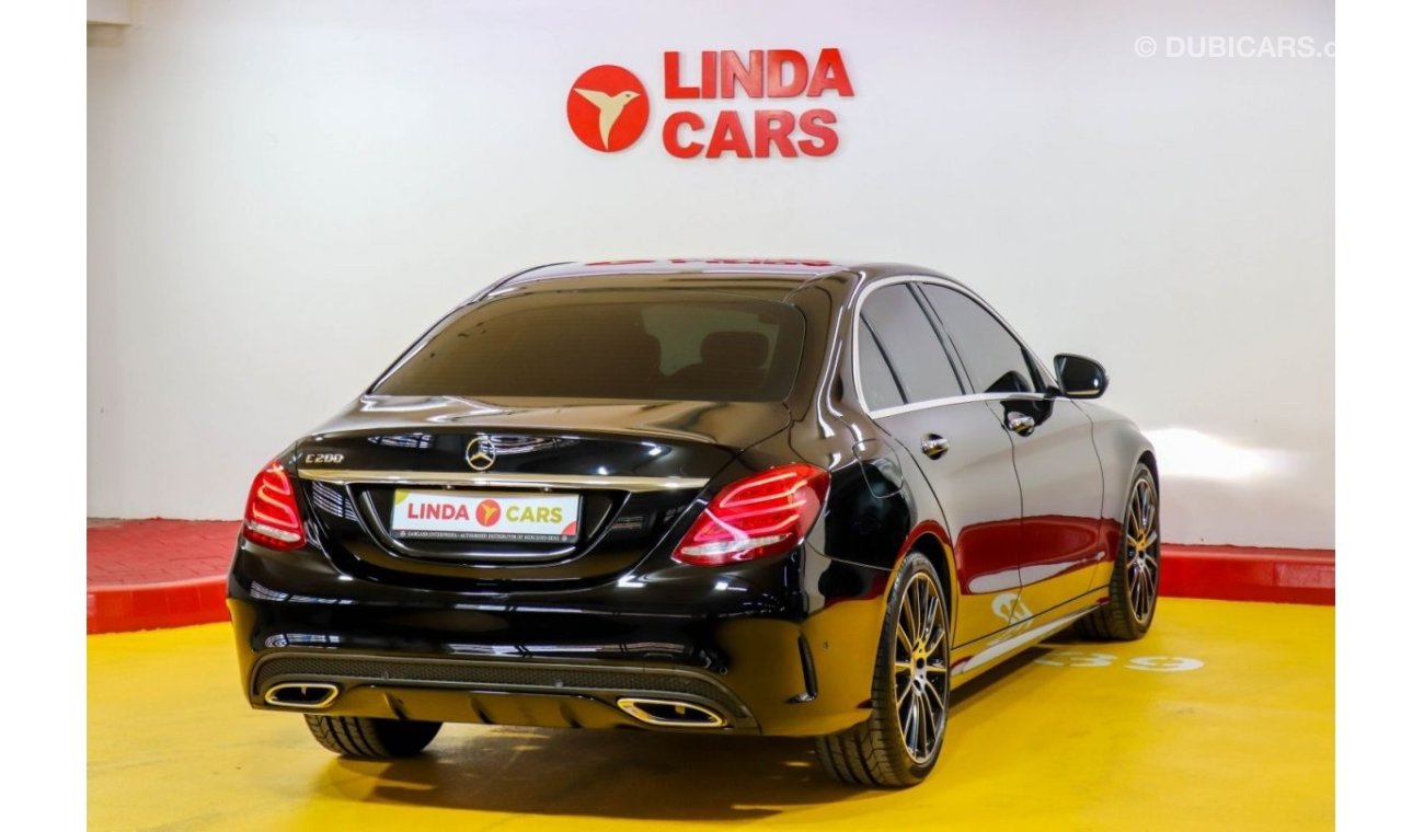 مرسيدس بنز C 200 Mercedes Benz C200 AMG 2017 GCC under Agency Warranty with Flexible Down-Payment.