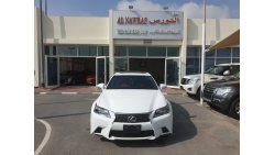 لكزس GS 350 2015 لكزس GS350 F Sport ابيض  فل اوبشن بحالة الوكالة مع ضمان دخولها الى السعودية