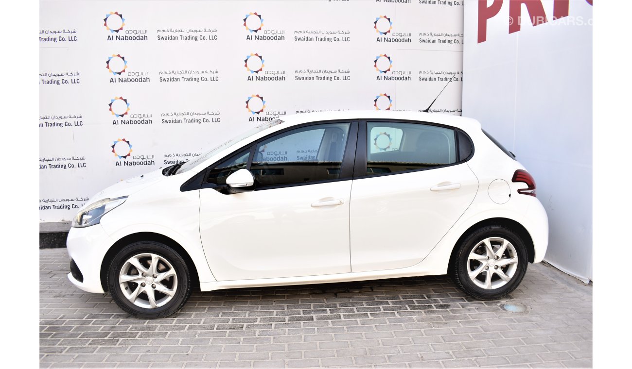 Peugeot 208 1.6L ACTIVE 2019 GCC SPECS WITH AGENCY WARRANTY UP TO 2023 OR 100000KM