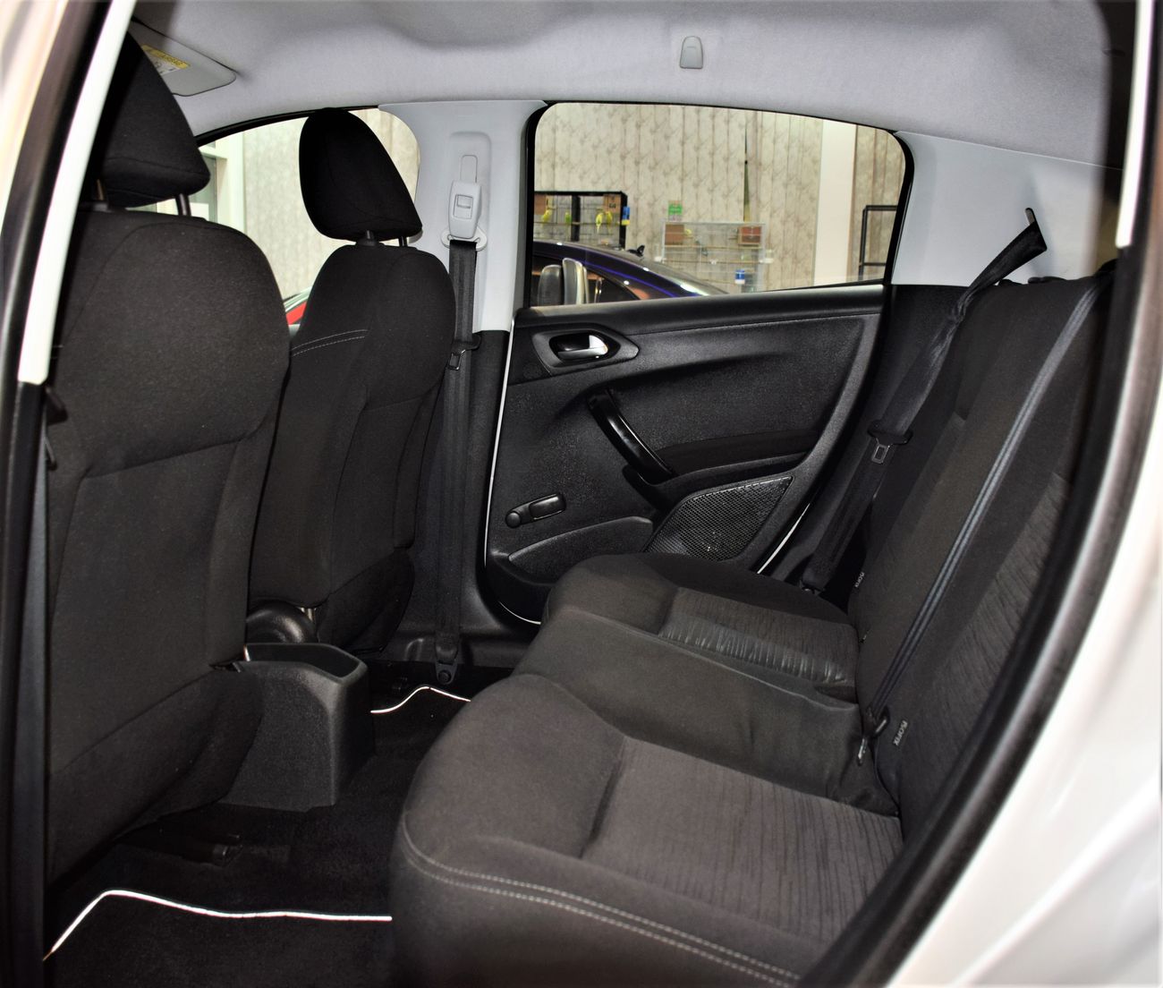 Peugeot 208 LOW MILEAGE! EXCELLENT DEAL for our Peugeot 208 2016 Model in White Color GCC Specs