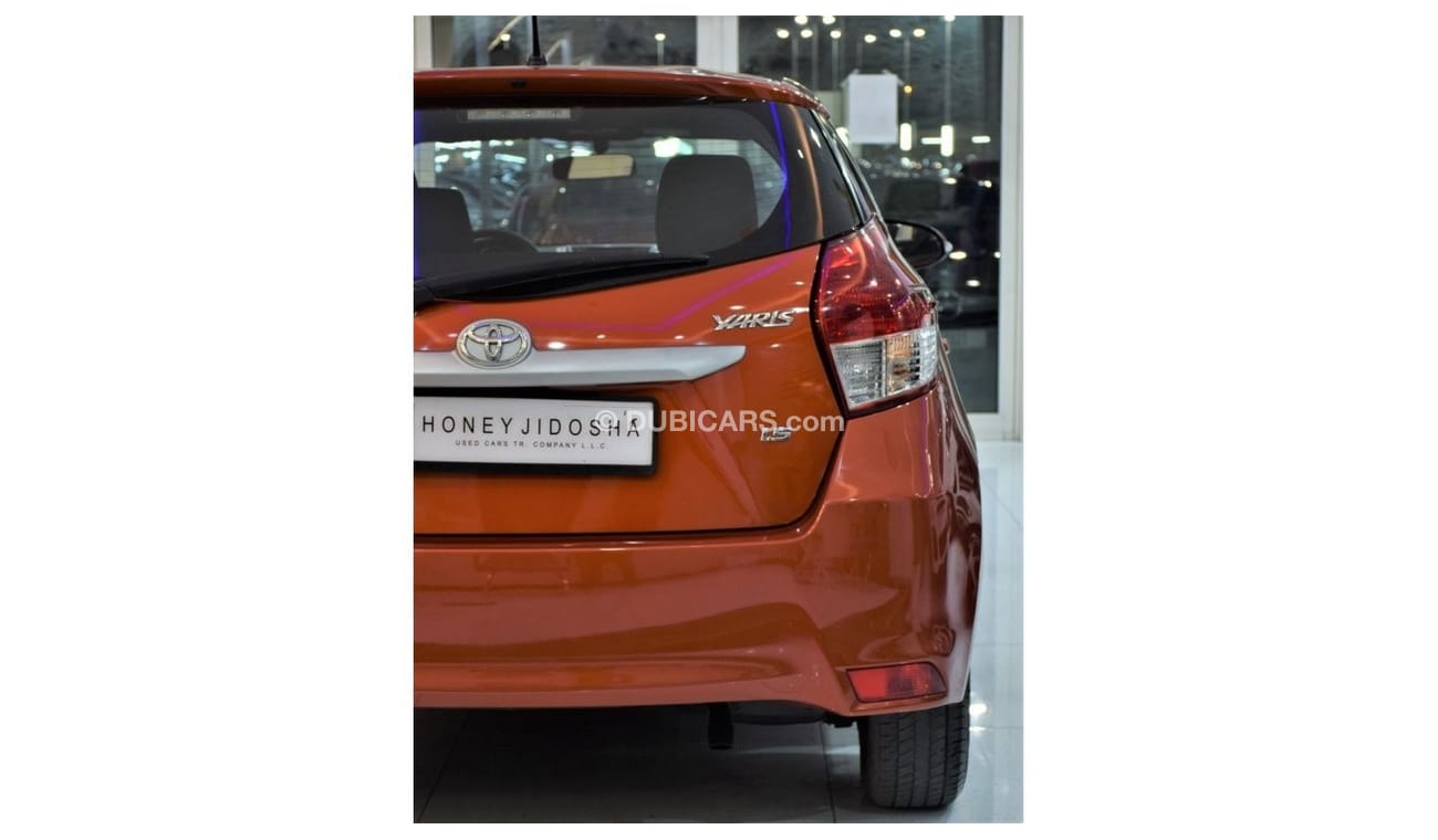 Toyota Yaris EXCELLENT DEAL for our Toyota Yaris SE 1.5L 2015 Model!! in Orange Color! GCC Specs