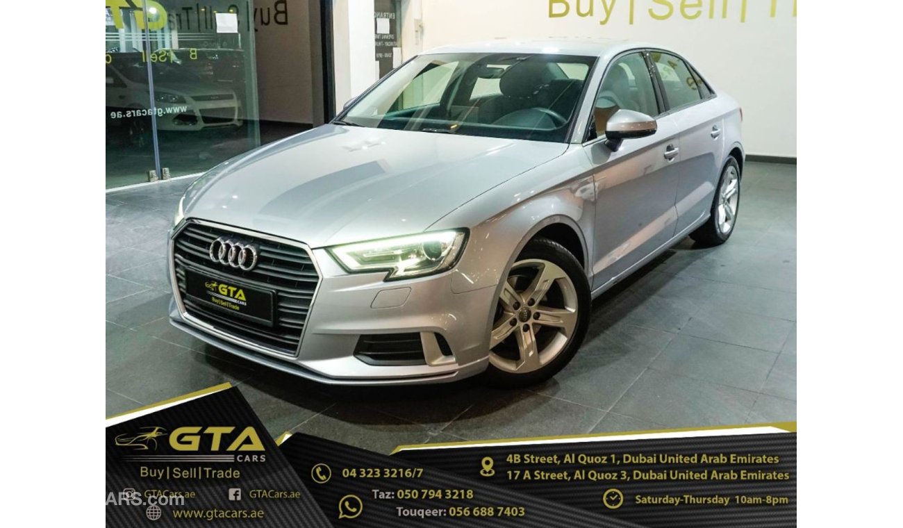 Audi A3 2018 Audi A3 30TFSI, Audi Warranty, Audi Service Contract, Audi Service History, GCC